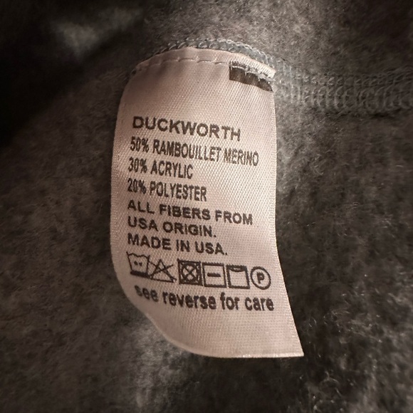 Duckworth Powder High Women’s Wool Sweater, light gray, medium - Picture 3 of 4